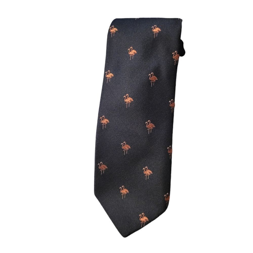 Prince Consort  flamingo tie. ^